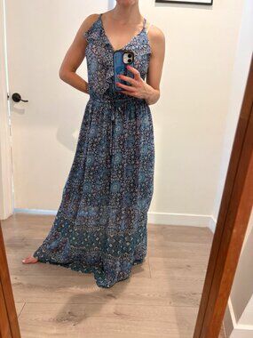 Joie Silk Maxi Dress, size small